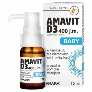 AMAVIT D3 Baby 400 j.m. płyn 10 ml (KRÓTKA DATA)