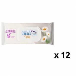 Aqua Wipes Premium papier toaletowy mokry 12 x 40 szt (12-pack)