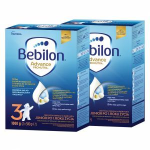 Bebilon 3 z Pronutra Advance Junior po 1 roku życia w dwupaku - 2 x 1000 g