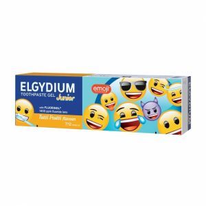 Elgydium Emoji Junior pasta do zębów dla dzieci 7-12 lat o smaku Tutti Frutti 50 ml