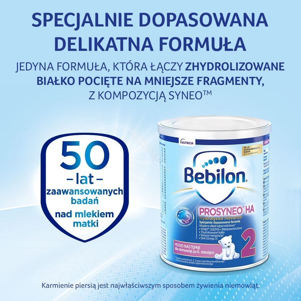 Bebilon Prosyneo HA 2 Hydrolyzed Advance od 6 m-ca życia 400 g