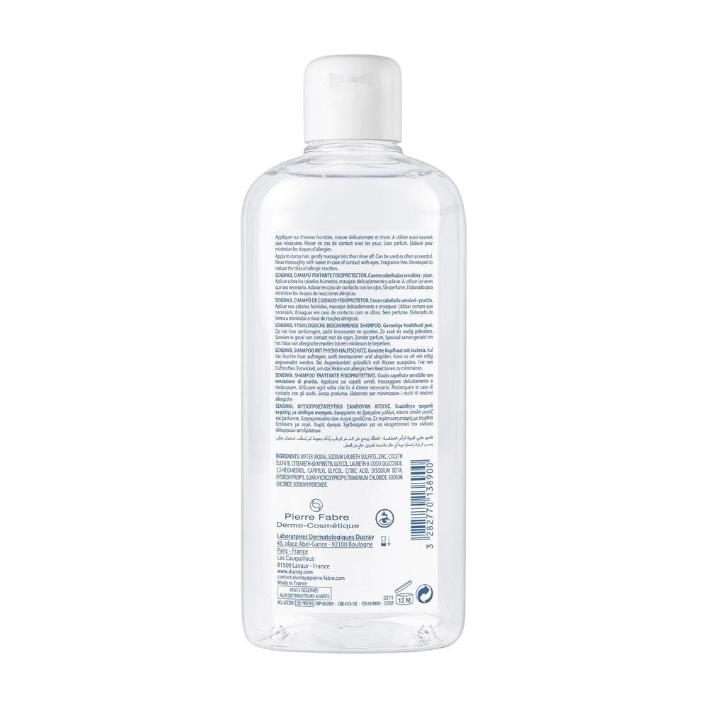 Ducray sensinol szampon - ochrona fizjologiczna 400 ml