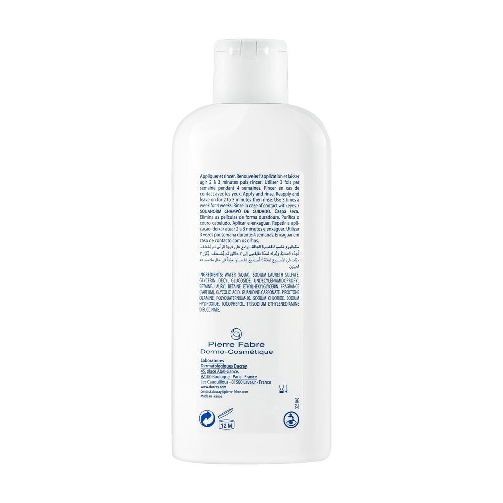 Ducray Squanorm szampon przeciwłupieżowy 200 ml (łupież suchy)