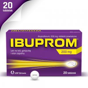 Ibuprom 200 mg x 20 tabl powlekanych