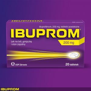 Ibuprom 200 mg x 20 tabl powlekanych