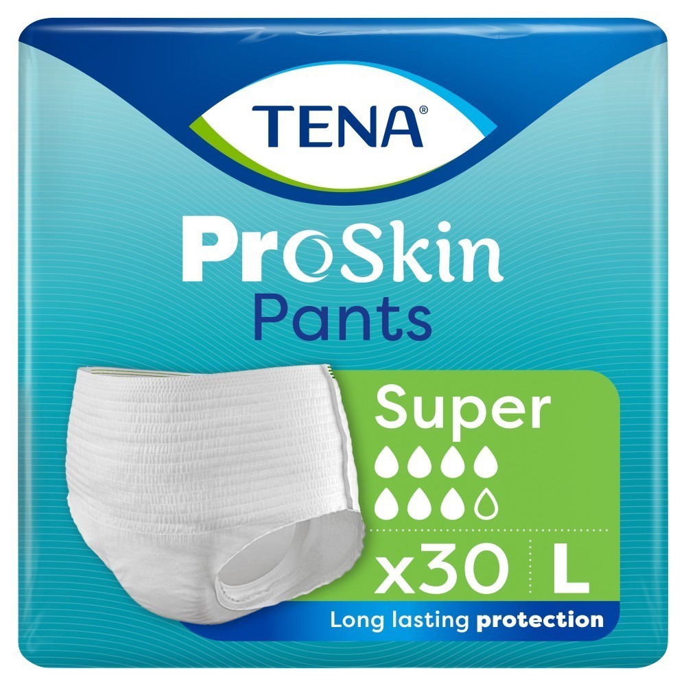 Majtki chłonne TENA Pants Proskin Super L x 30 szt (nowe opakowanie)