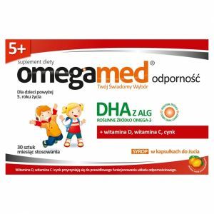 Omegamed odporność 5+ syrop w kapsułkach do żucia x 30 szt (KRÓTKA DATA)