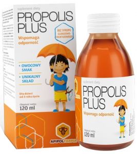 Propolis plus syrop od 3 roku życia 120 ml (KRÓTKA DATA)