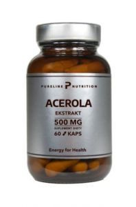 Pureline Nutrition Acerola ekstrakt 500 mg x 60 kaps