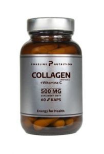 Pureline Nutrition Collagen + witamina C 500 mg x 60 kaps