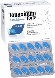 Tonaxinum Forte + Melatonina na noc x 60 tabl (KRÓTKA DATA)