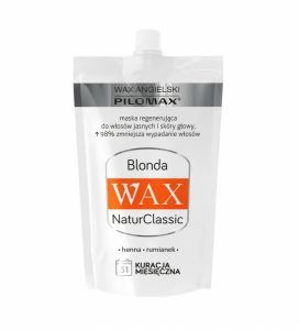 Wax NaturClassic Blonda - maska do włosów niefarbowanych blond, nawilżająca i na wypadanie 50 ml